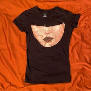 Goth Girl With Bangs T-Shirt